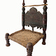 antiquity Low chair from Nuristan Afghanistan / Swat-valley Pakistan No:F