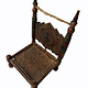 Antique Nuristan Chair Stuhl No: D