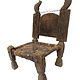 Antique Nuristan Chair Stuhl No: C