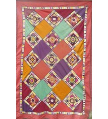 Antik islamische Reich bestickte Lakai Stickereiaus Uzbekistan Patchwork Afghanistan HH1