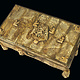 Antik  elfenbein oder knochen büchse Schmuckkiste schatulle Kiste bone ivory marriage casket box