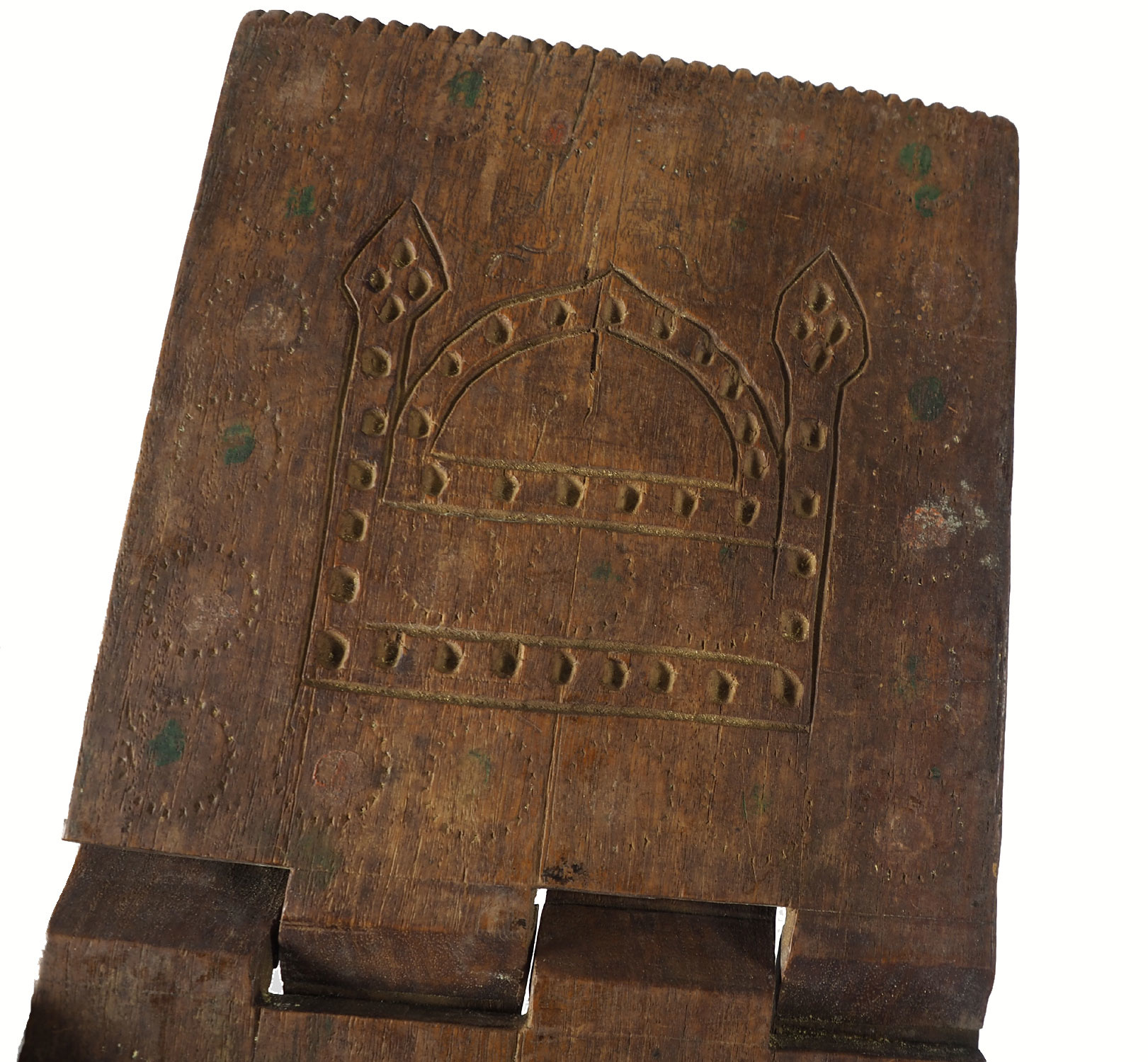 antique islamic Quran stand swat valley  No:W7
