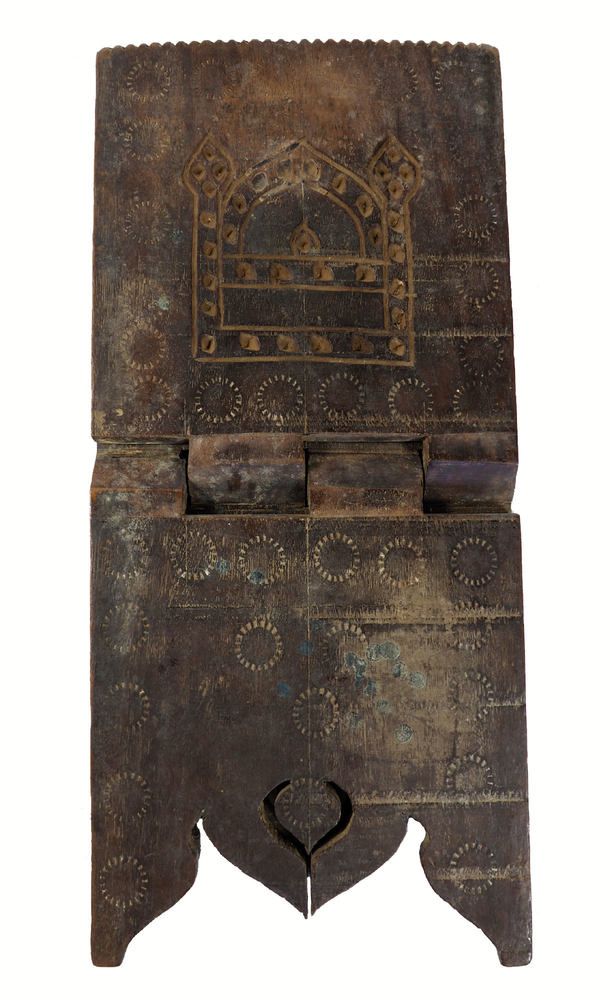antique islamic Quran stand swat valley  No:W11
