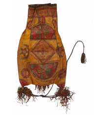 antique  Tuareg people Leather Bag  (S)