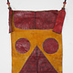antique huge Tuareg people Leather Bag (L)