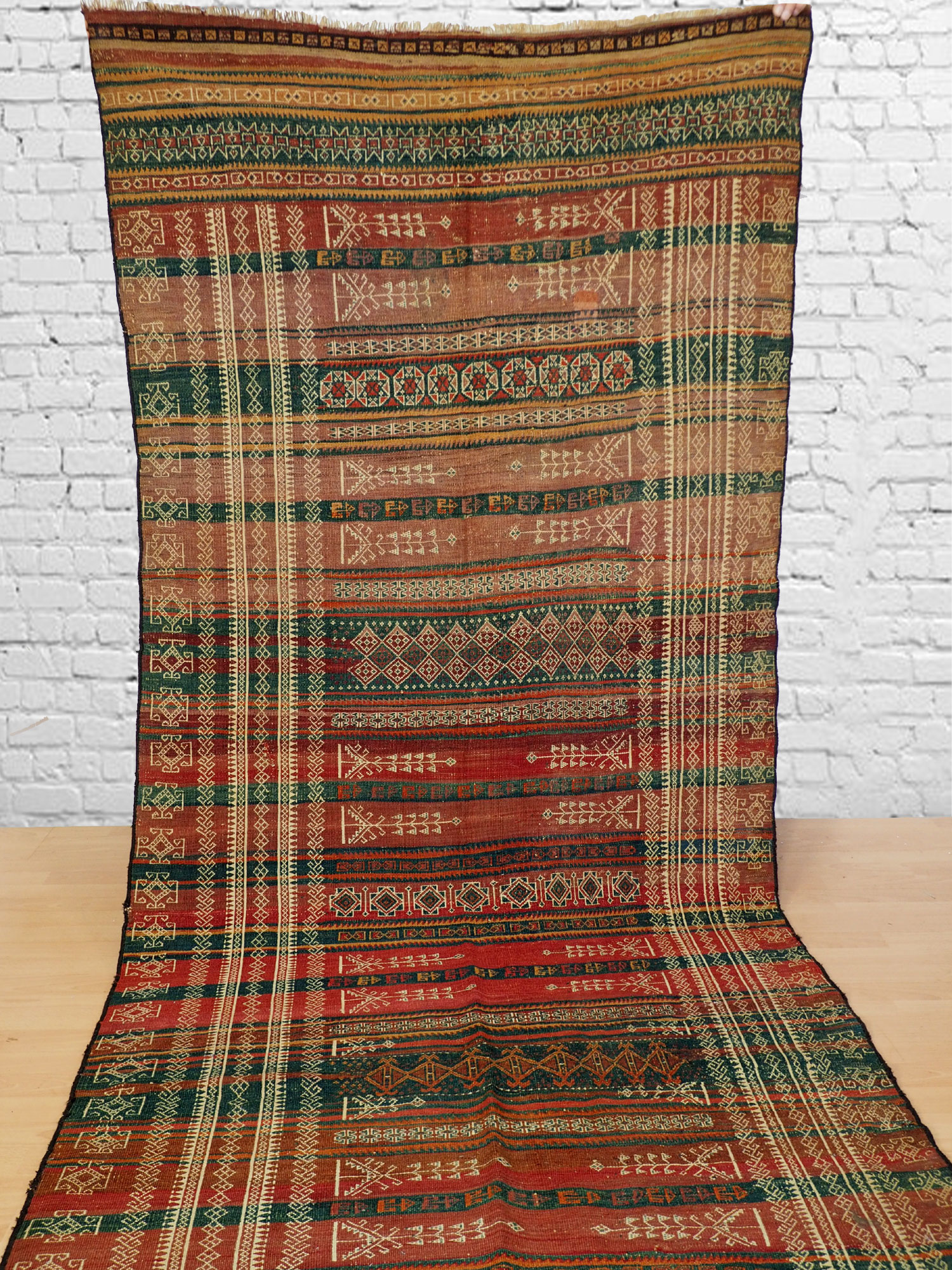 430x130 cm  Antik Balouch  kelim afghan Beloch kilim Nr-19/PK-2