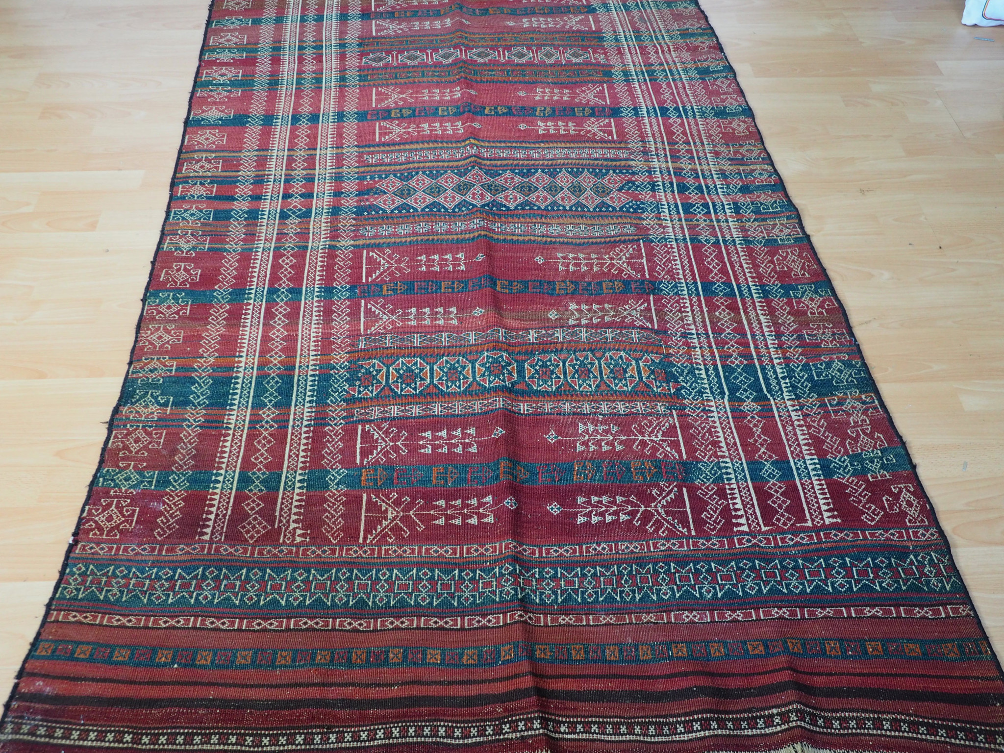 430x130 cm  Antik Balouch  kelim afghan Beloch kilim Nr-19/PK-2