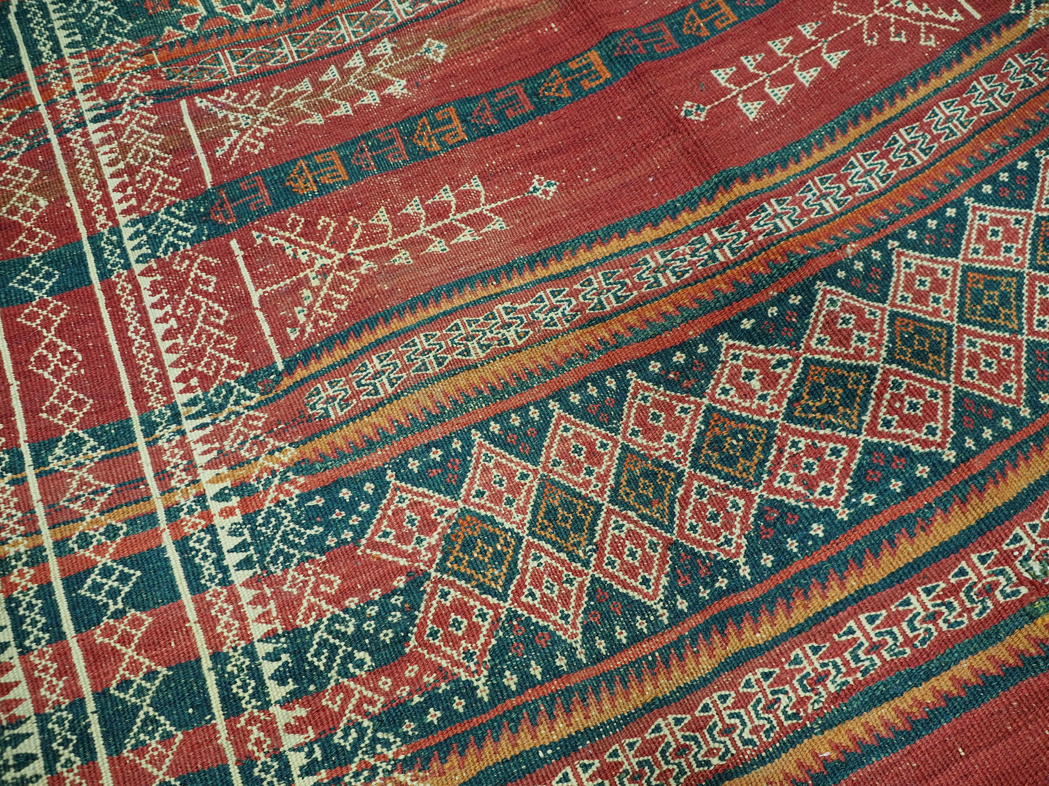 430x130 cm  Antik Balouch  kelim afghan Beloch kilim Nr-19/PK-2