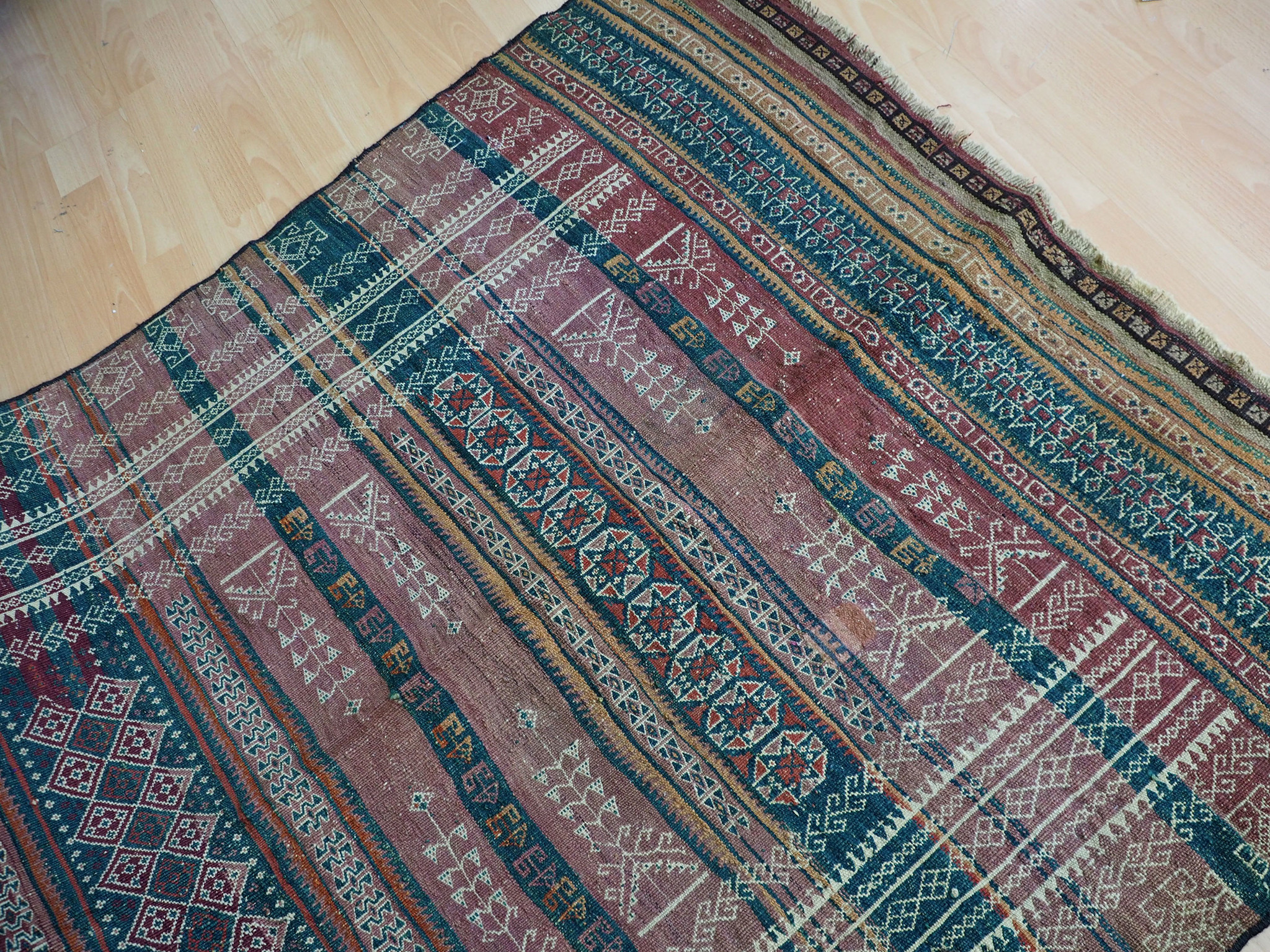 430x130 cm  Antik Balouch  kelim afghan Beloch kilim Nr-19/PK-2