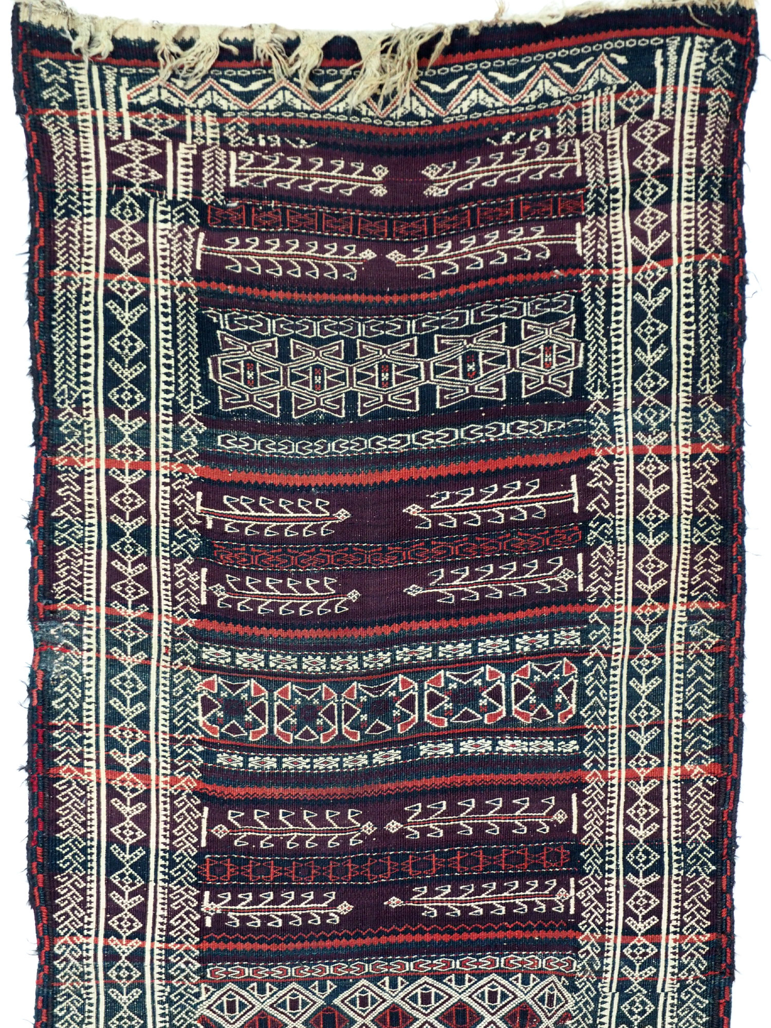 246x92 cm  Antik Balouch  kelim afghan Beloch kilim Nr-19/PK-9