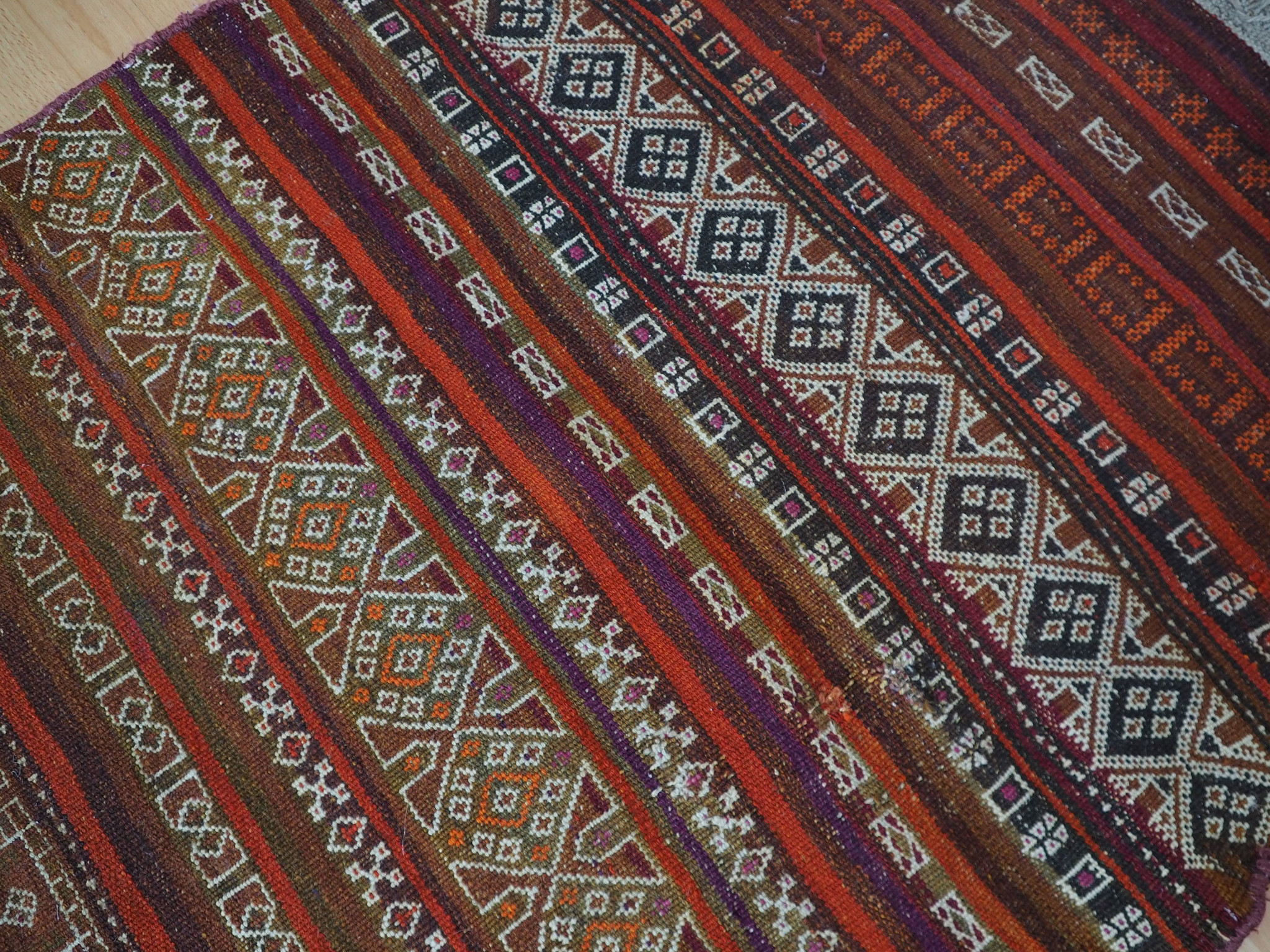 340x77 cm Antik Balouch  kelim afghan Beloch kilim Nr-19/PK-11