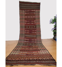 340x100 cm  Antik Balouch  kelim afghan Beloch kilim Nr-19/PK-12