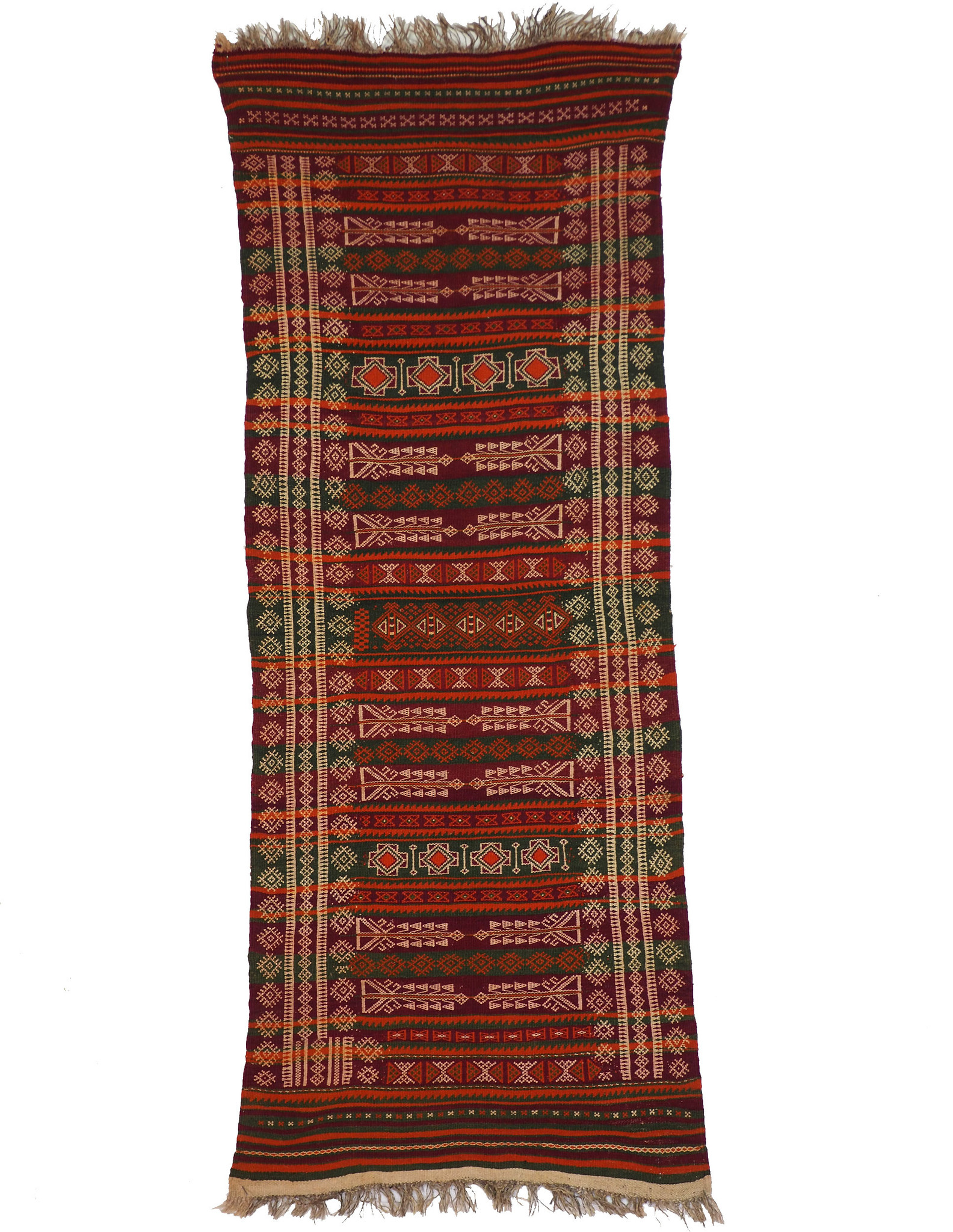 220x93 cm Antik Balouch  kelim afghan Beloch kilim Nr-19/PK-1