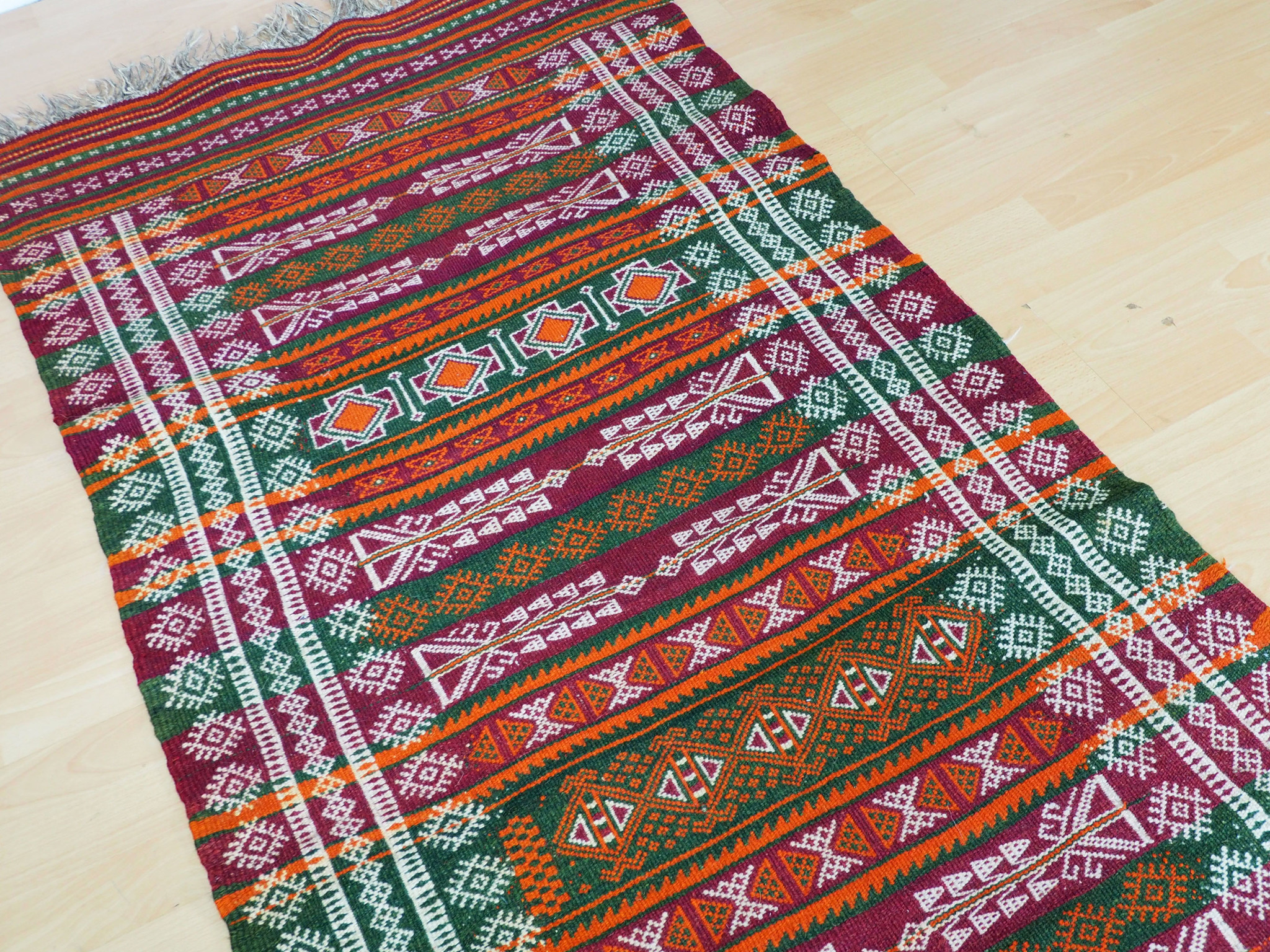 220x93 cm Antik Balouch  kelim afghan Beloch kilim Nr-19/PK-1