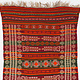 220x93 cm Antik Balouch  kelim afghan Beloch kilim Nr-19/PK-1