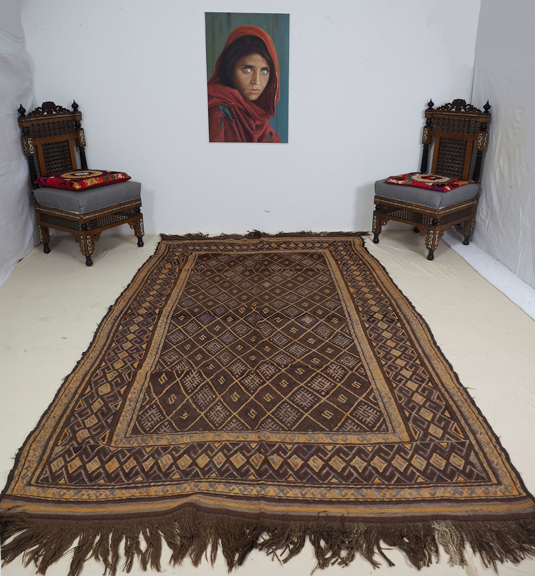 280x170 cm  sumakh kelim Taimani Balouch Süd-Afghanistan Nr-TM-5