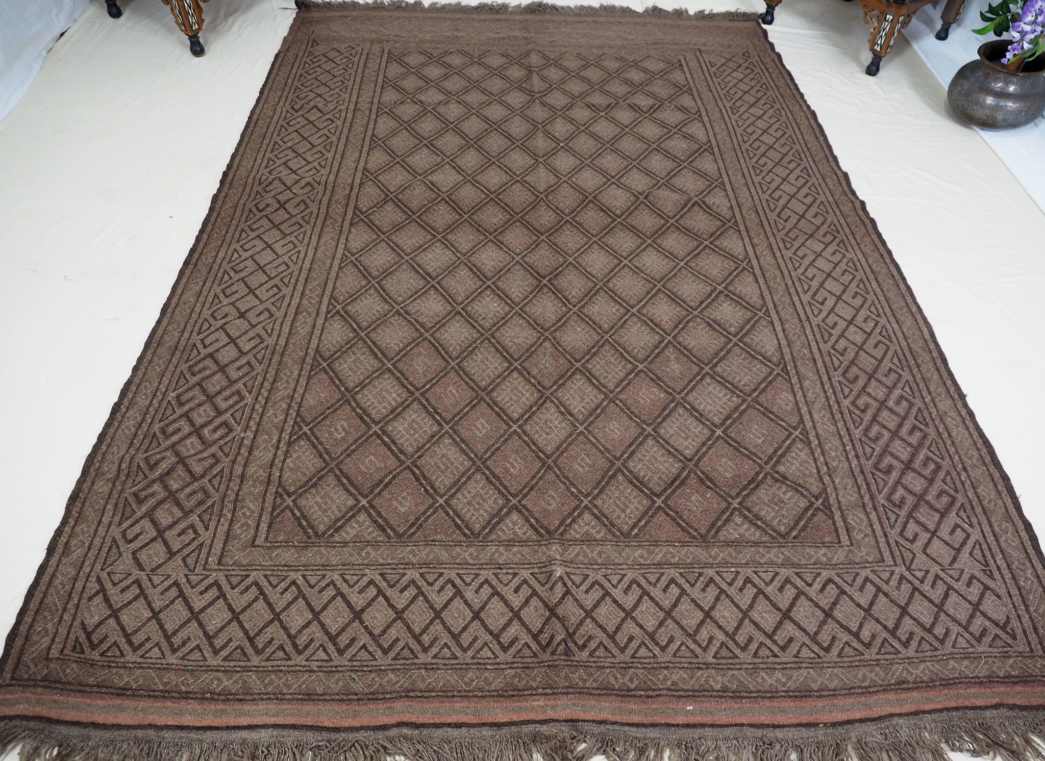 258x180 cm  sumakh kelim Taimani Balouch Süd-Afghanistan Nr-TM-7