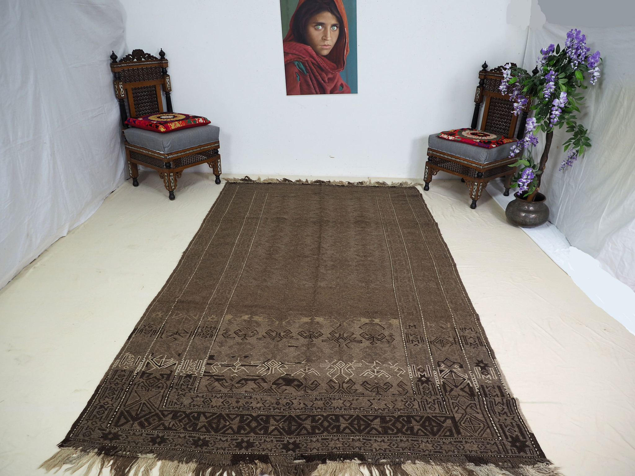 280x162 cm  sumakh kelim Taimani Balouch Süd-Afghanistan Nr-TM-8