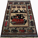 Afghan Kriegteppich Handgeknüpf Teppich Afghanistan panzer kampfjet gewehr USA Army Nato ISAF war rug Nr:19/ 28