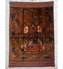 Afghan Kriegteppich Handgeknüpf Teppich Afghanistan panzer kampfjet gewehr USA Army Nato ISAF war rug Nr:19/ 36