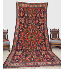 366x180 cm antike handgewebte orient kazak Teppich Nomaden kaukasische kelim No:808