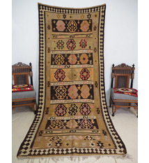 320x125 cm antike handgewebte orient kazak Teppich Nomaden kaukasische kelim No:327