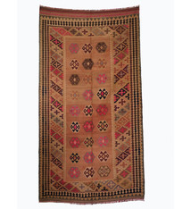 286x150 cm antike handgewebte orient kazak Teppich Nomaden kaukasische kelim No:440