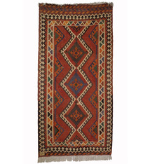 285x144 cm antike handgewebte orient kazak Teppich Nomaden kaukasische kelim No:457