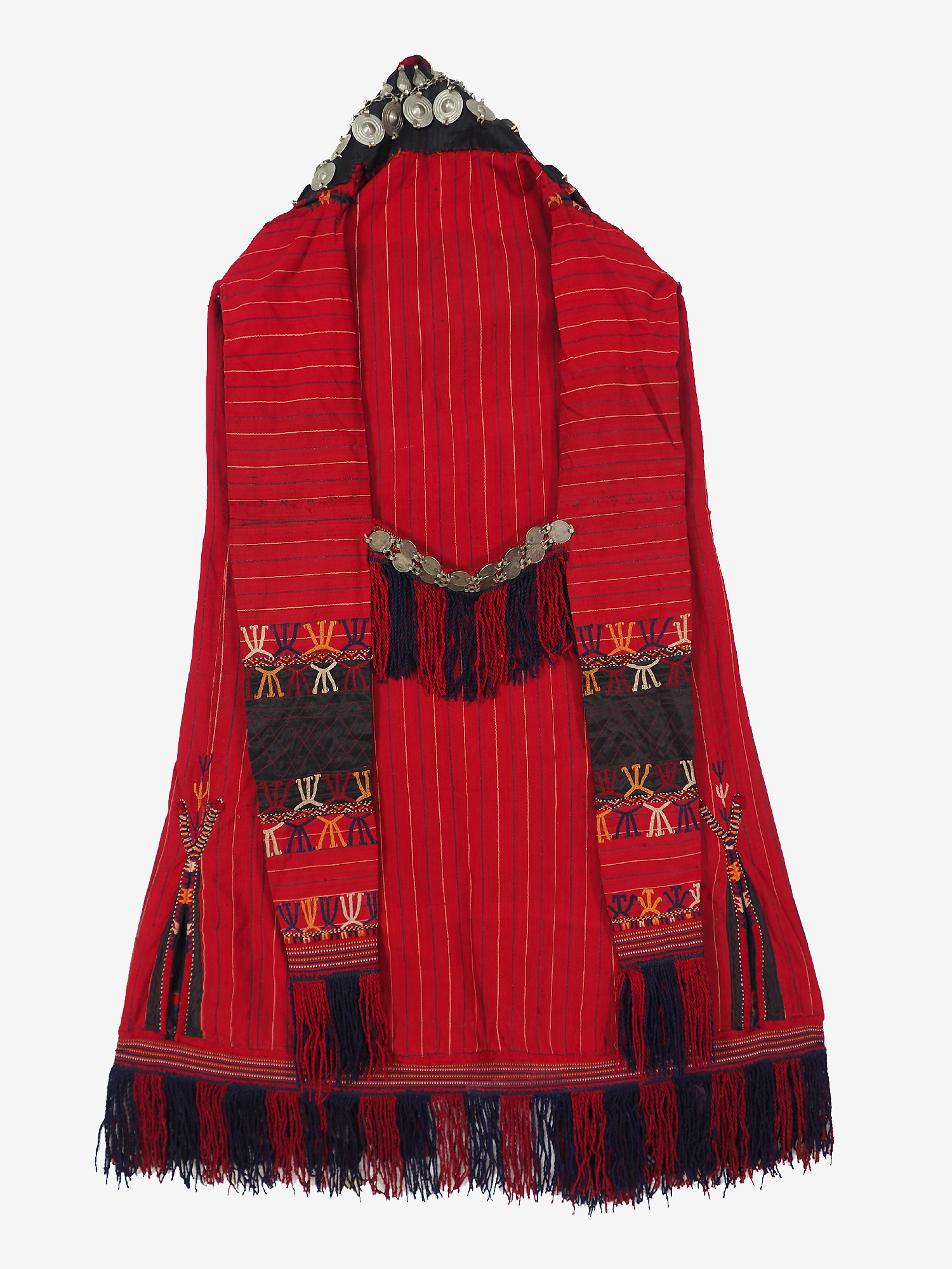 antik Orient Turkmenische Nomaden frauen Chirpy Mantel khalat afghan uzbek kleid afghanistan hand bestickte kostüm Chapan Nr/19WL2