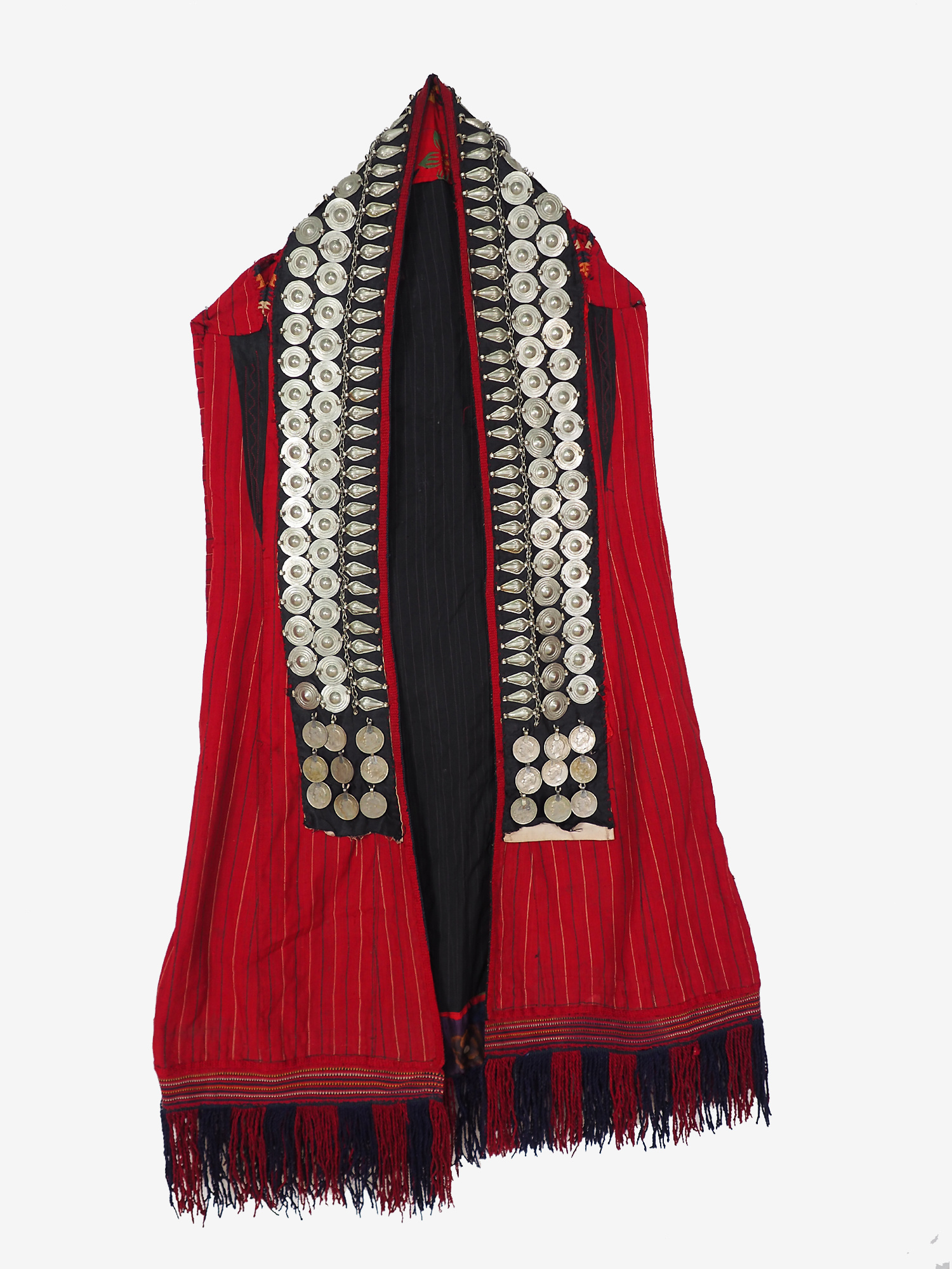 antik Orient Turkmenische Nomaden frauen Chirpy Mantel khalat afghan uzbek kleid afghanistan hand bestickte kostüm Chapan Nr/19WL2