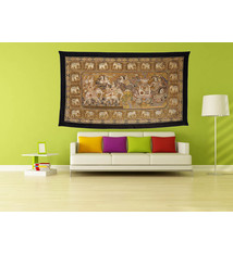 230x147 cm orient Asien Bild Kalaga Teppich Wandbehang wandteppich Burma Elefant Hand gestickte KALAGA-Tapisserie-Wandbehang Thailand 19/A