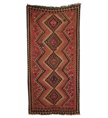 304x150 cm antike handgewebte orient kazak Teppich Nomaden kaukasische kelim No:360