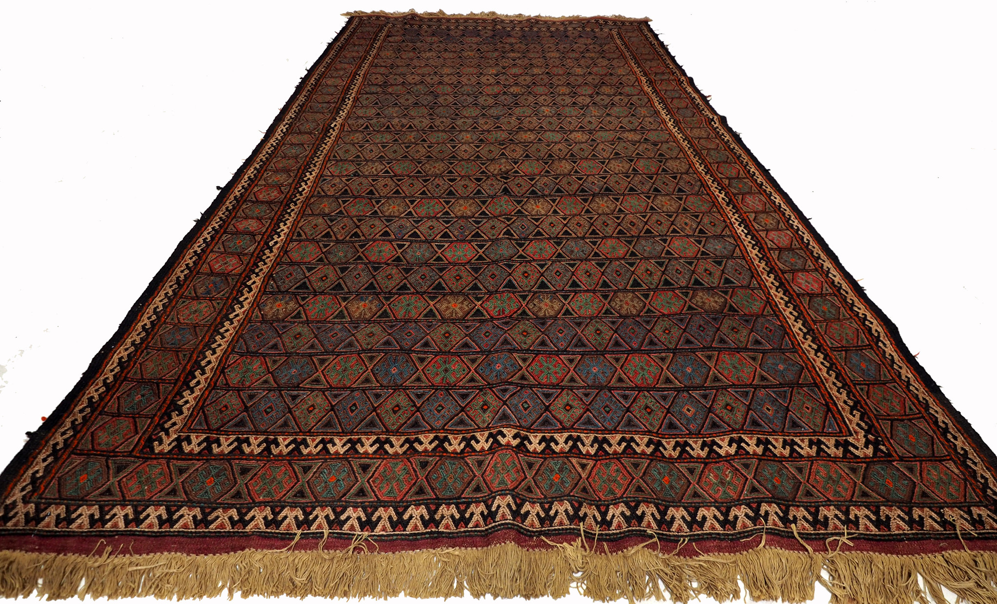 290x145 cm orient handgewebte Teppich Nomaden belotsch sumakh kelim Beloch kilim Nr-364