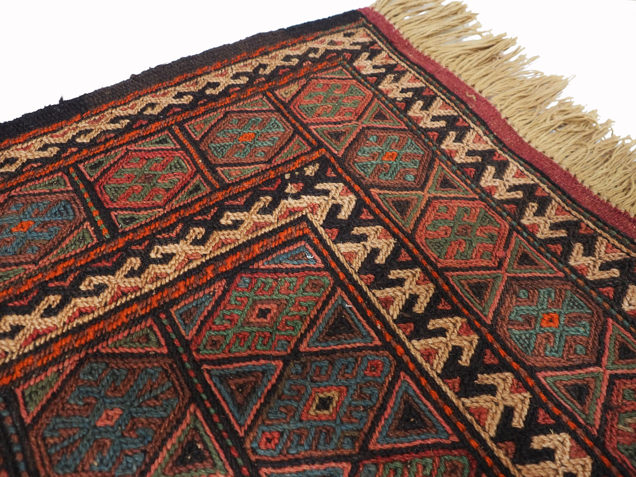 290x145 cm orient handgewebte Teppich Nomaden belotsch sumakh kelim Beloch kilim Nr-364