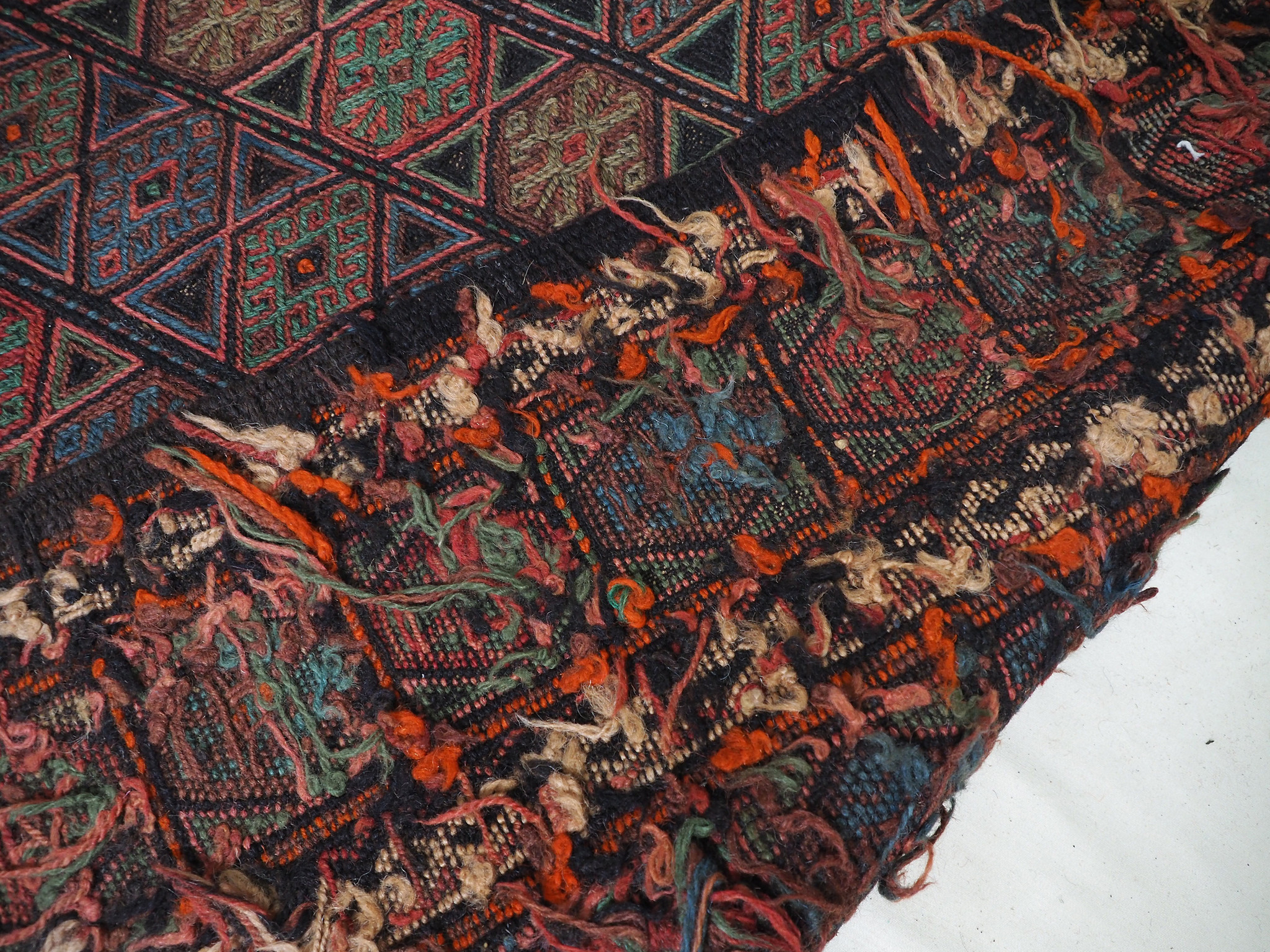 290x145 cm orient handgewebte Teppich Nomaden belotsch sumakh kelim Beloch kilim Nr-364