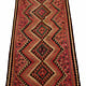 304x150 cm antike handgewebte orient kazak Teppich Nomaden kaukasische kelim No:360