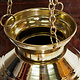 2,5 liters of  solid brass orient Ayurvedic Shirodhara Panchakarma oil therapy Yoga Dhara vessel india -No: 19