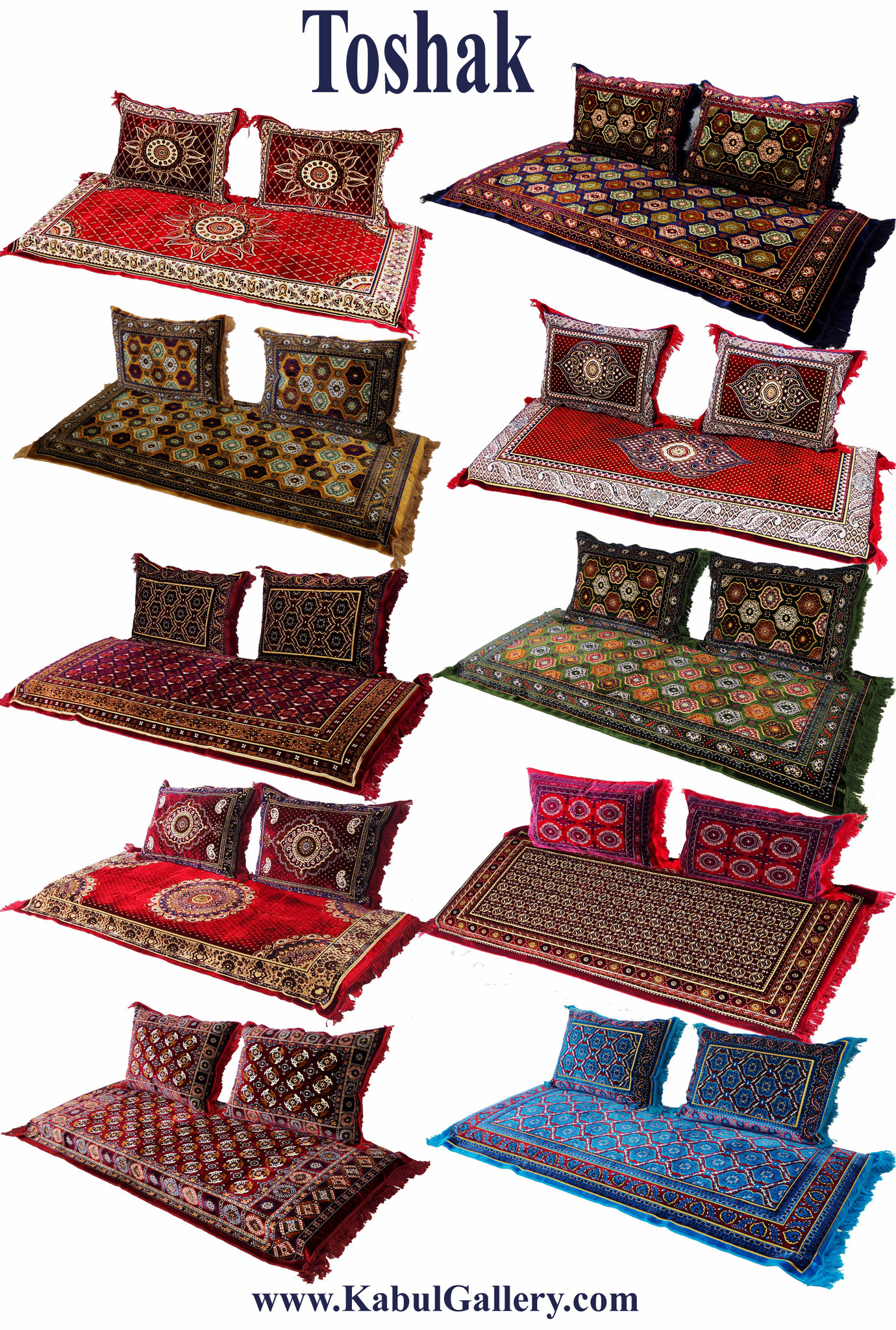 190x75 orient Sitzkissen Matratze Sitzecke Afghan toshak seating mattress (Bukhara) توشک