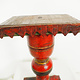 Antique handpainted stunning Vintage Lacquerware wooden oil lamp stand karosin lamp stand candle holder from Afghanistan / Pakistan No:19/E