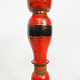 Antique handpainted stunning Vintage Lacquerware wooden oil lamp stand karosin lamp stand candle holder from Afghanistan / Pakistan No:19/F