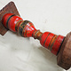 Antique Lacquerware Massiv Holz lampenständer  Nr: A