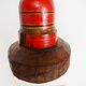 Antique Lacquerware Massiv Holz lampenständer  Nr: A