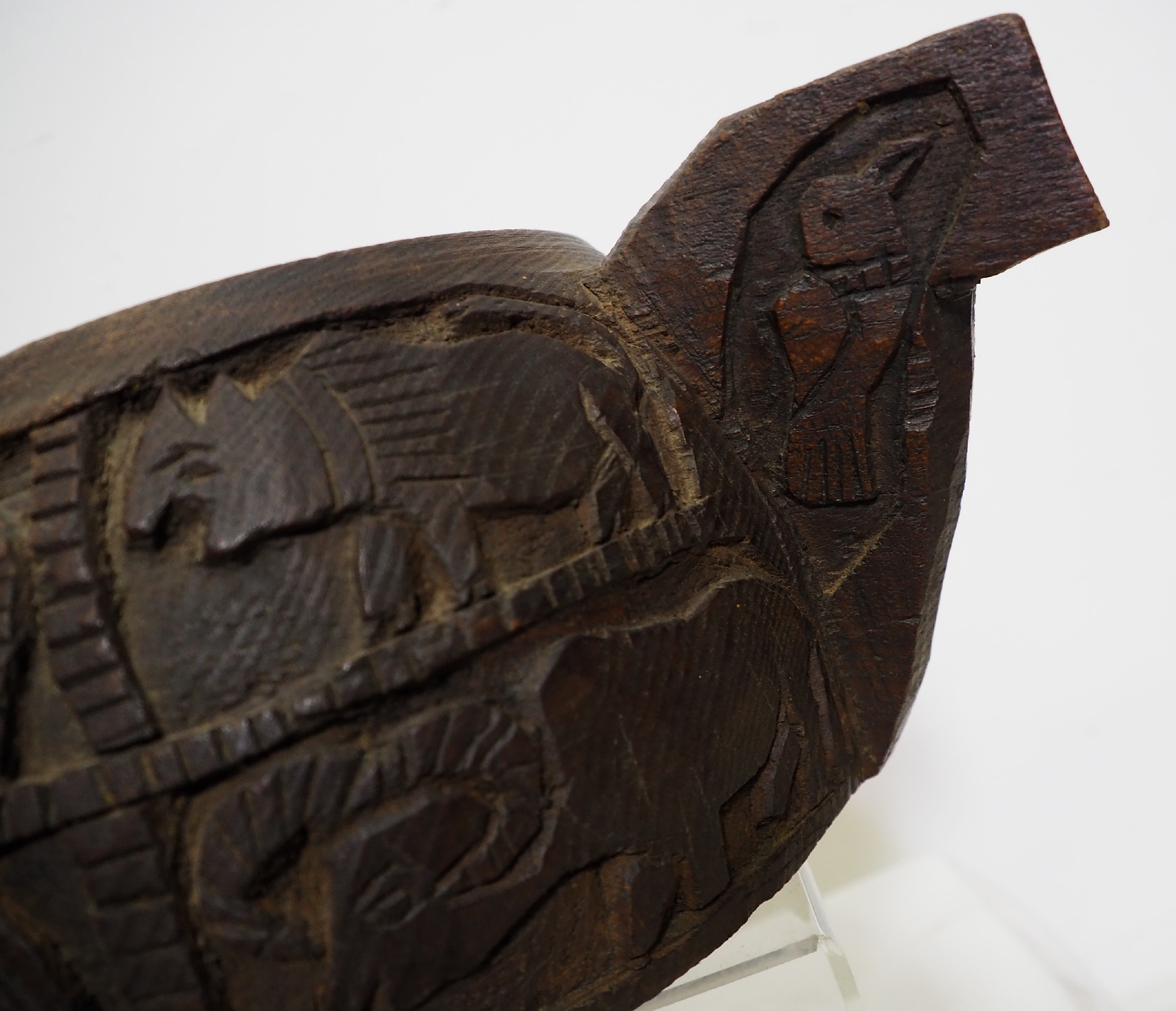 Antique wooden bowl  Nuristan Afghanistan No:19/3