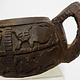 Antique wooden bowl  Nuristan Afghanistan No:19/3