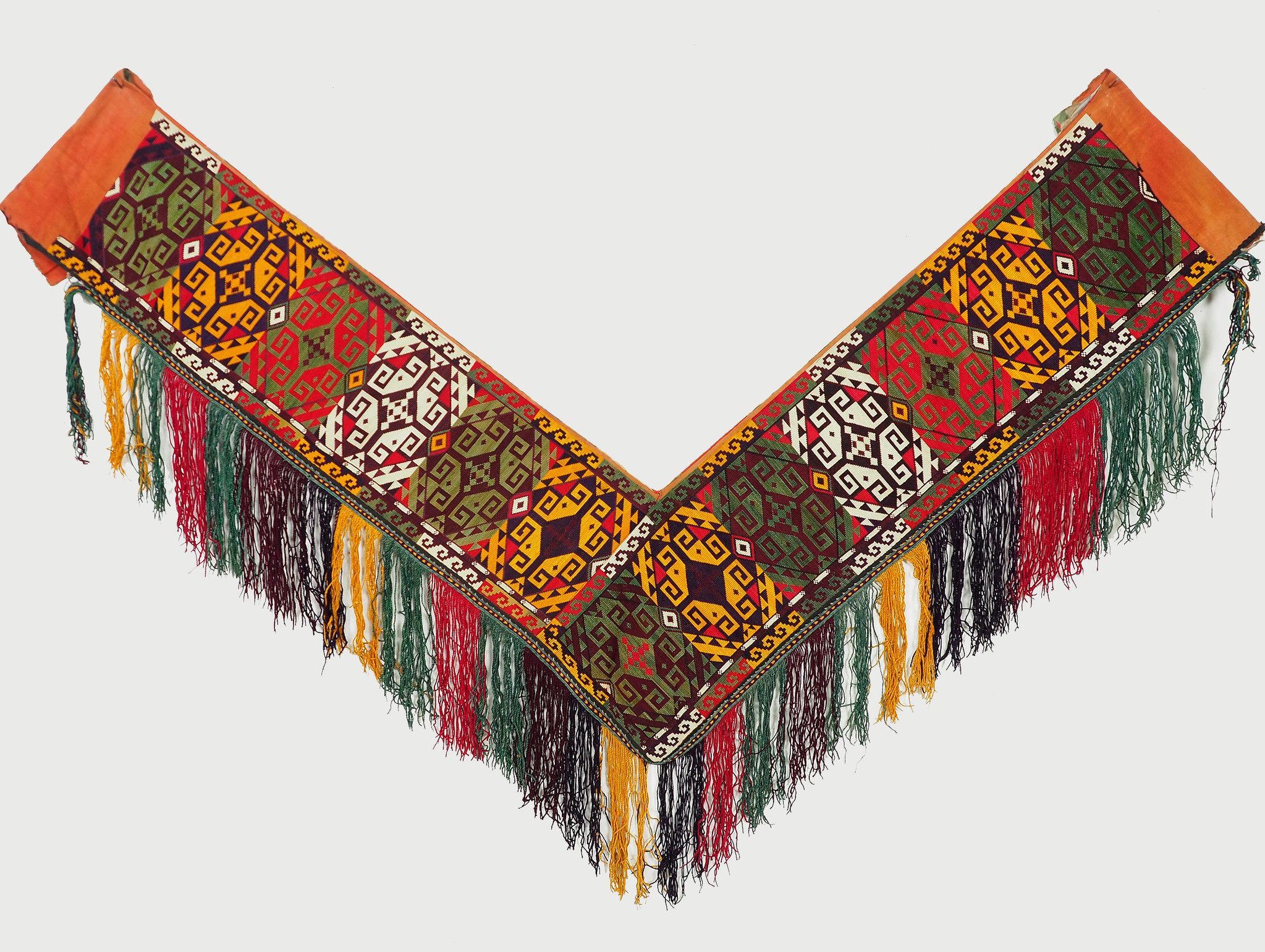 antik orient Usbek Nomaden Suzani Jurten Zierband saye-gosha aus Afghanistan Nr:19/U