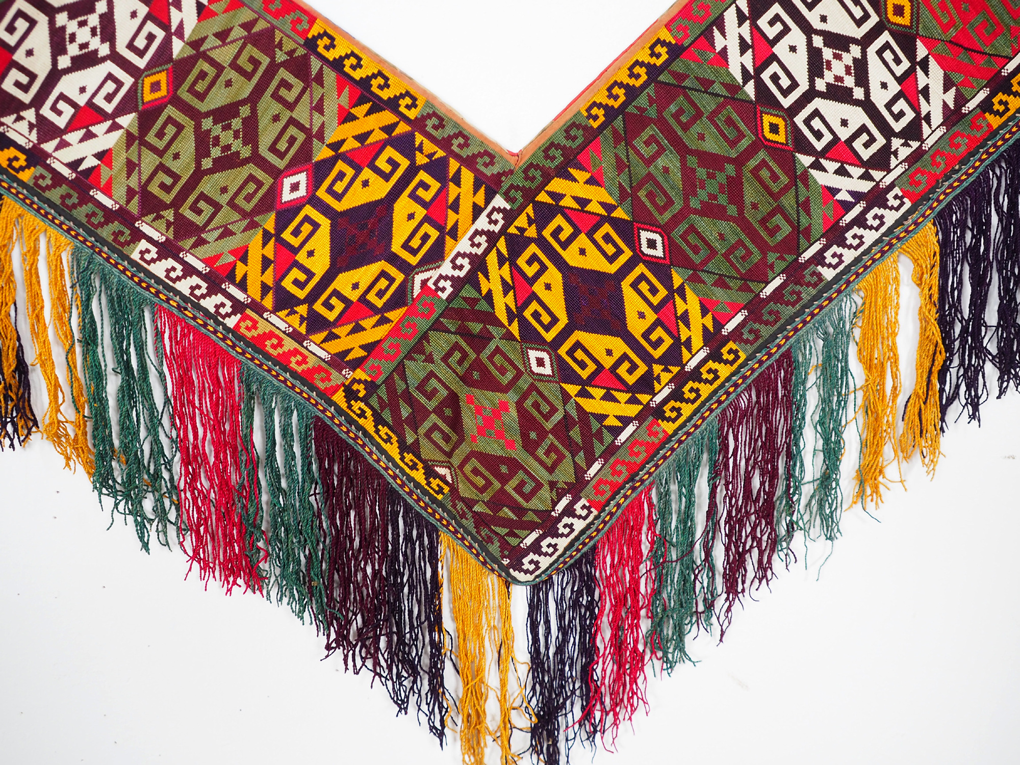 antik orient Usbek Nomaden Suzani Jurten Zierband saye-gosha aus Afghanistan Nr:19/U