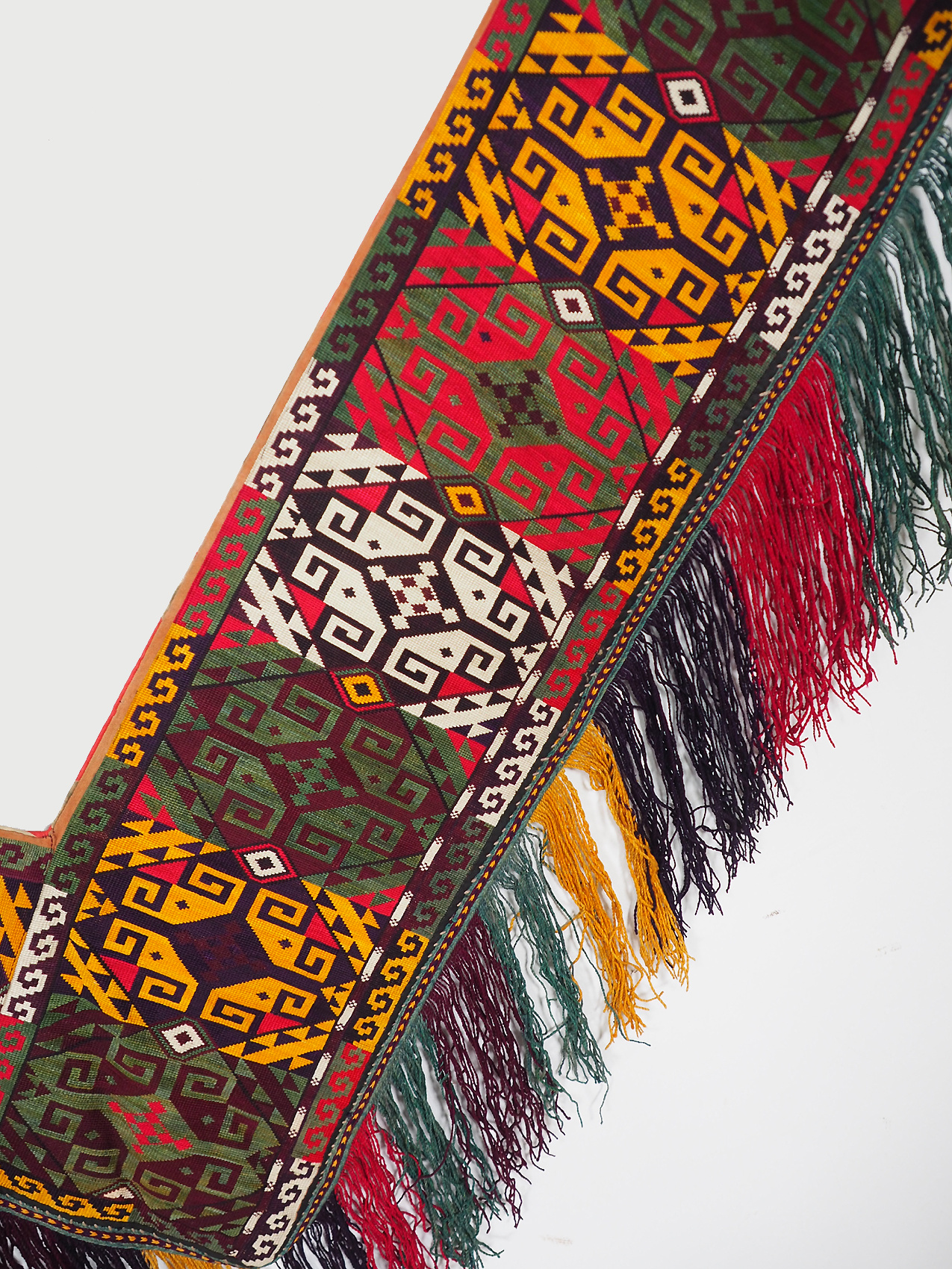 antik orient Usbek Nomaden Suzani Jurten Zierband saye-gosha aus Afghanistan Nr:19/U