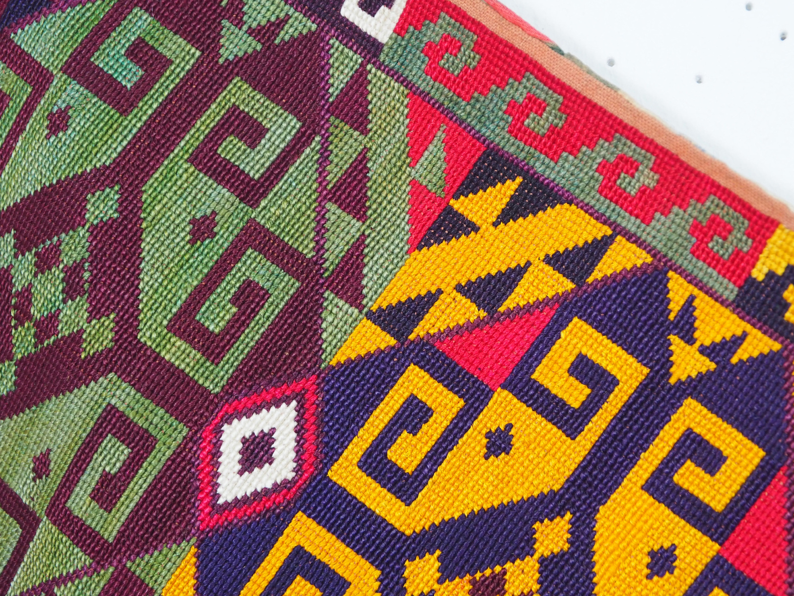 antik orient Usbek Nomaden Suzani Jurten Zierband saye-gosha aus Afghanistan Nr:19/U