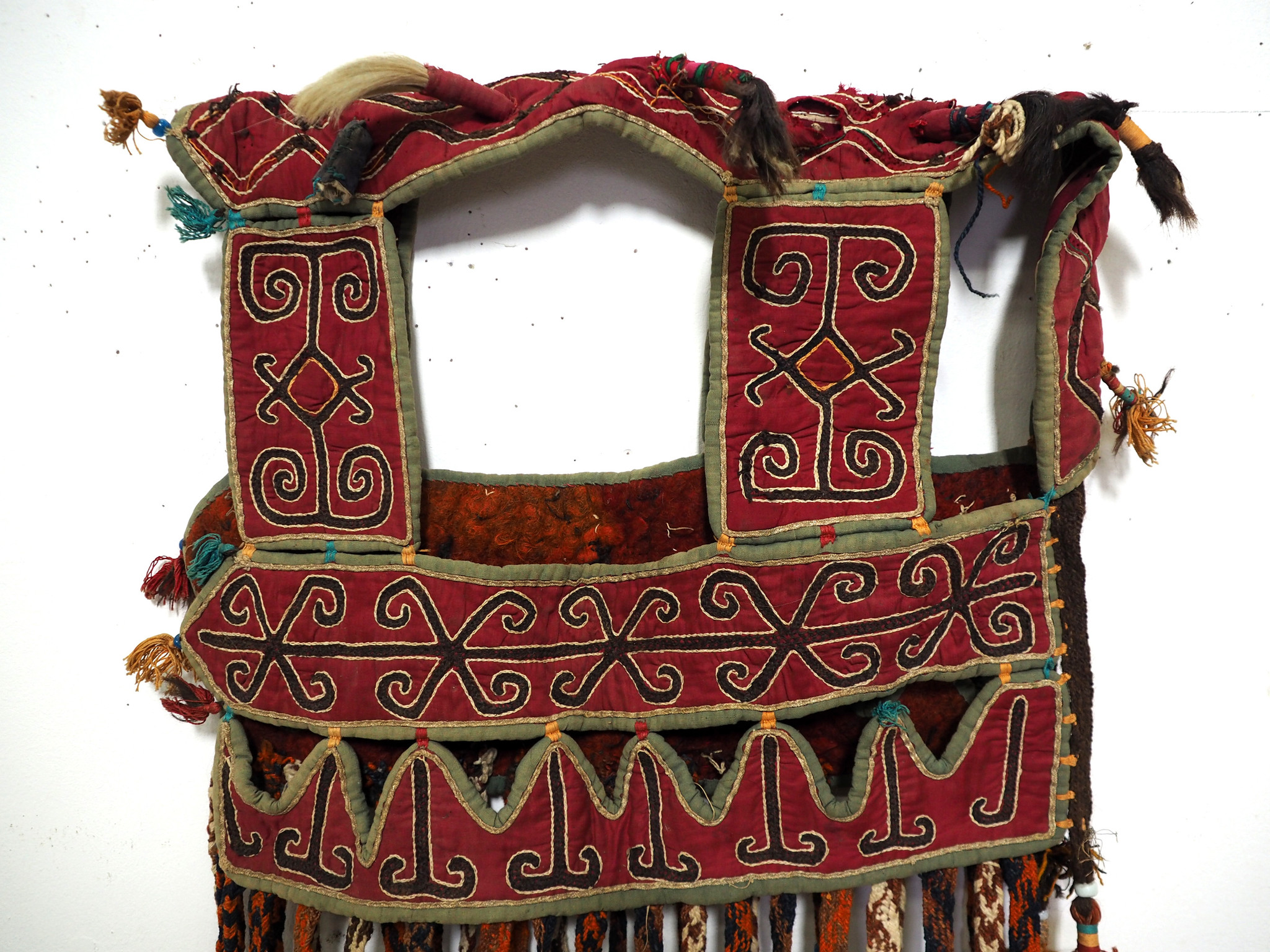 antique Uzbek wedding camel headdress from Afghanistan - 19/B