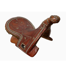 antik Orient Turkmen Uzbek Pferdesattel buzkashi Reiterspiel Sattel aus Nord Afghanistan Nr. ULM